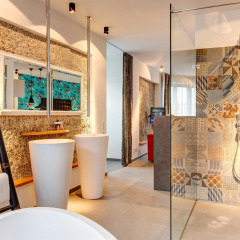 Bunker Hotel - Boardinghouse Мюнхен ванная фото 3