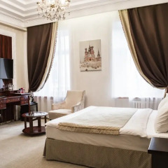 Гостиница Садовническая 5* Люкс двуспальная кровать