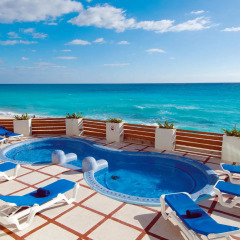 Отель Oleo Cancun Playa All Inclusive Boutique Resort бассейн