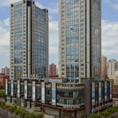 Отель DoubleTree by Hilton Shanghai Jing'an Китай, Шанхай - отзывы, цены и фото номеров - забронировать отель DoubleTree by Hilton Shanghai Jing'an онлайн вид на фасад фото 4