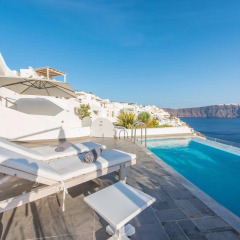 Отель Santorini Secret Suites & Spa 5* Люкс Grand с различными типами кроватей фото 10