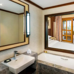 Отель Sheraton Maldives Full Moon Resort & Spa 5* Номер Делюкс с различными типами кроватей фото 3