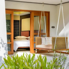 Отель Sheraton Maldives Full Moon Resort & Spa 5* Номер Делюкс с различными типами кроватей