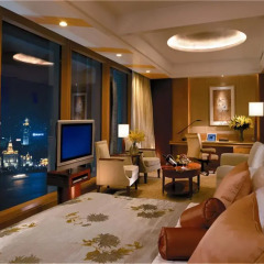 Отель Pudong Shangri-La East Shanghai 5* Номер Premier с различными типами кроватей фото 5