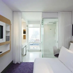 Отель Yotel New York at Times Square 3* Стандартный номер с различными типами кроватей фото 3