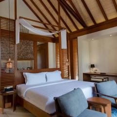 Отель Furaveri Island Resort & Spa 5* Люкс с двумя спальнями и бассейном с различными типами кроватей фото 2