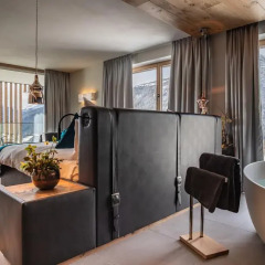 Hotel Kircherhof Горнолыжный курорт Ортлер интерьер отеля