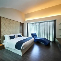 Отель ONE°15 Marina Club Singapore 4* Стандартный номер с двуспальной кроватью