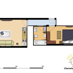 Апартаменты The Old Town Luxury Hideaway Apartment Прага комната для гостей