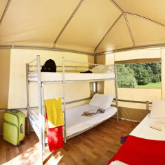 Отель Camping Michelangelo Кровать в общем номере фото 5