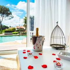 Отель Obidos Lagoon Wellness Retreat 4* Улучшенные апартаменты разные типы кроватей фото 33