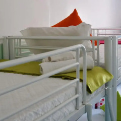 Ria Hostel Alvor Кровать в общем номере с двухъярусной кроватью фото 8