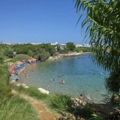 Отель Beachfront villa Del Mare Кипр, Протарас - отзывы, цены и фото номеров - забронировать отель Beachfront villa Del Mare онлайн приотельная территория фото 2