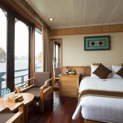 Отель Halong Glory Cruise комната для гостей фото 2