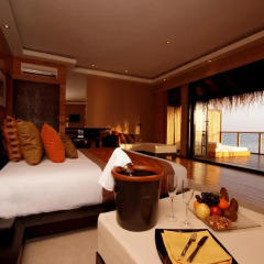 Отель Adaaran Prestige Vadoo 5* Вилла с различными типами кроватей фото 5