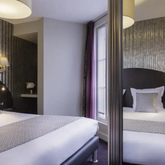 Отель Hôtel de Neuve Le Marais by Happyculture 3* Стандартный номер с различными типами кроватей фото 3