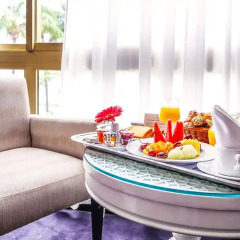 Отель Hôtel la Tour Hassan Palace 5* Улучшенный номер с различными типами кроватей фото 7