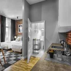 Отель Cinema Rooms - Piotrkowska 4* Студия Делюкс с различными типами кроватей