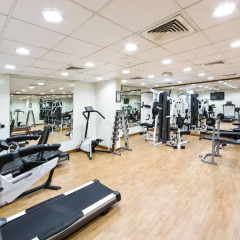 Отель Rolla Residence Hotel Apartment ОАЭ, Дубай - отзывы, цены и фото номеров - забронировать отель Rolla Residence Hotel Apartment онлайн фитнесс-зал фото 3