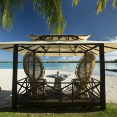 Отель The St Regis Bora Bora Resort пляж фото 2