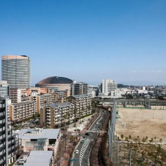 Отель Residential Suites Fukuoka Фукуока балкон