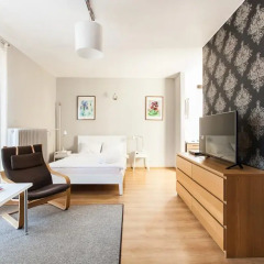 Отель Apartment4you Wilcza Студия с различными типами кроватей фото 10