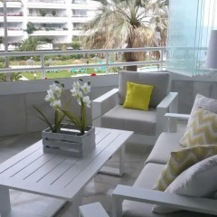 Отель Coral Beach Aparthotel 4* Улучшенные апартаменты с 2 отдельными кроватями фото 16