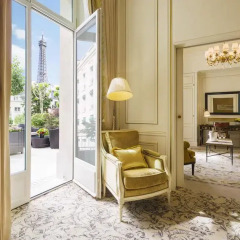 Shangri-La Hotel Paris 5* Улучшенный номер с разными типами кроватей фото 5