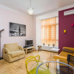 Апартаменты Four Squares Apartments on Tverskaya Апартаменты с двуспальной кроватью фото 28