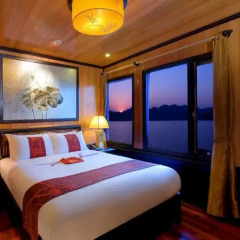 Отель Indochina Sails 3* Улучшенный номер с различными типами кроватей фото 9
