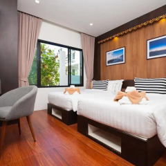 Отель Simple Life Cliff View Resort 3* Стандартный семейный номер с различными типами кроватей фото 9