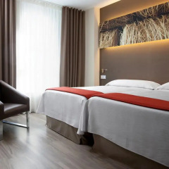 Отель NH Barcelona Diagonal Center 3* Стандартный номер с различными типами кроватей фото 3
