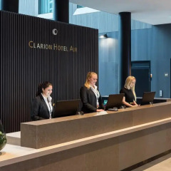 Отель Clarion Hotel Air Норвегия, Сола - отзывы, цены и фото номеров - забронировать отель Clarion Hotel Air онлайн интерьер отеля фото 3