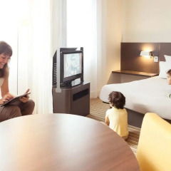 Отель Novotel Suites Paris Nord 18e 4* Улучшенный люкс с различными типами кроватей фото 4