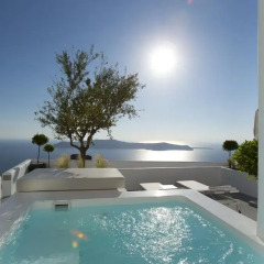 Отель Grace Santorini Номер Делюкс с различными типами кроватей фото 2