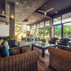 Отель Amba Ayurveda Boutique Hotel Шри-Ланка, Пляж Golden Mile - отзывы, цены и фото номеров - забронировать отель Amba Ayurveda Boutique Hotel онлайн интерьер отеля фото 3