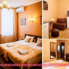 Отель Flamingo 3* Стандартный номер с двуспальной кроватью фото 9