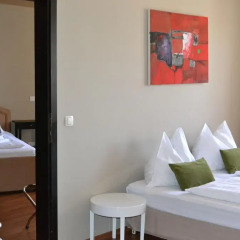Отель Goldfisch Vienna City Apartments Австрия, Вена - отзывы, цены и фото номеров - забронировать отель Goldfisch Vienna City Apartments онлайн комната для гостей фото 5