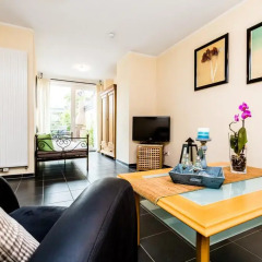 Апартаменты Design Apartment in Köln mit Terrasse Кёльн комната для гостей фото 3