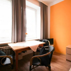 Отель Pension/Guesthouse am Hauptbahnhof Стандартный номер с двуспальной кроватью (общая ванная комната) фото 34