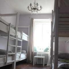 Hostel DomZhur Кровать в общем номере двухъярусные кровати фото 4