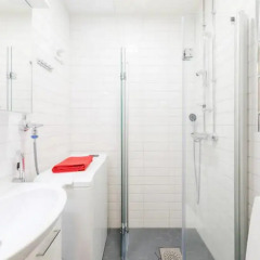 Отель Töölönkatu Apartment Финляндия, Хельсинки - отзывы, цены и фото номеров - забронировать отель Töölönkatu Apartment онлайн ванная фото 2
