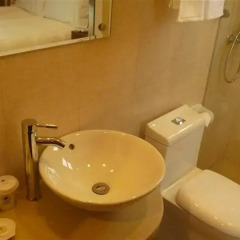 GreenTree Inn Jiangxi Jiujiang Shili Avenue Business Hotel 2* Стандартный номер с 2 отдельными кроватями фото 5