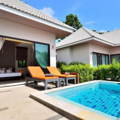 Отель Chaweng Noi Pool Villa 3* Вилла Делюкс с различными типами кроватей фото 14