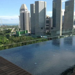 Отель Pan Pacific Serviced Suites Beach Road, Singapore бассейн