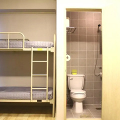 Plan A Hostel Кровать в женском общем номере с двухъярусной кроватью фото 5