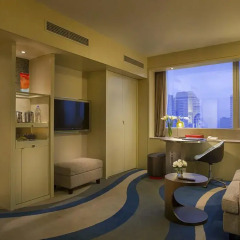 Отель Sofitel Shanghai Hyland 4* Улучшенный номер с различными типами кроватей фото 6