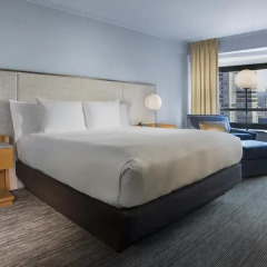 Отель New York Hilton Midtown 4* Номер Skyline с двуспальной кроватью фото 3