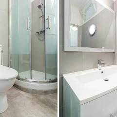 Отель Modern Studio in the Heart of Nice Франция, Ницца - отзывы, цены и фото номеров - забронировать отель Modern Studio in the Heart of Nice онлайн ванная фото 2