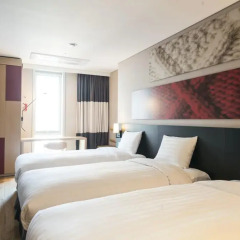 Отель ibis Ambassador Busan Haeundae 3* Стандартный номер с различными типами кроватей фото 2